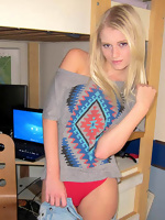 Blond GF Playing With Herself